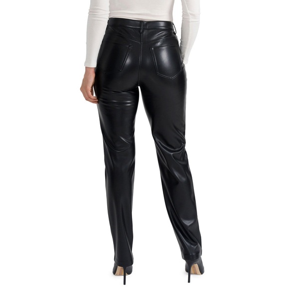 NWT Joie Black Faux Leather Pants - Picture 5 of 10